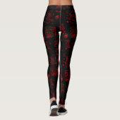 Weihnachtsweih, schwarz leggings (Rückseite)