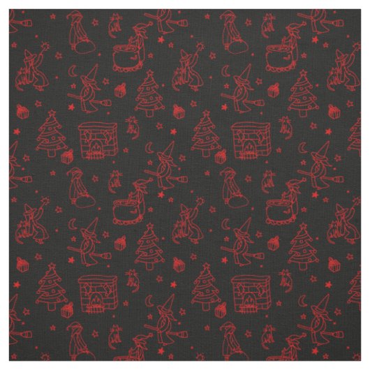 Weihnachtsweih, schwarz stoff (Muster)