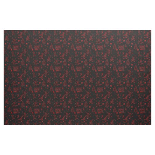 Weihnachtsweih, schwarz stoff (Fat Quarter (45,7 x 55,9 cm))