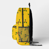 Weihnachtsweihe auf Orange Bedruckter Rucksack (Rechts)