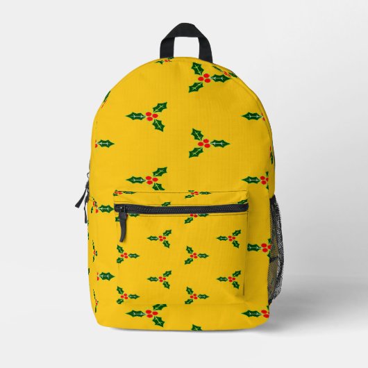 Weihnachtsweihe auf Orange Bedruckter Rucksack (Vorderseite)