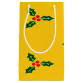 Weihnachtsweihe auf Orange Kleine Geschenktüte (Vorderseite)