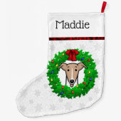 Weihnachtsweihe & Lichter - Fauna & Weiß Großer Weihnachtsstrumpf (Rückseite)