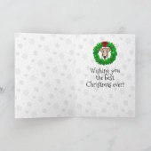 Weihnachtsweihe & Lichter - Fauna & Weiß Karte (Innenseite)