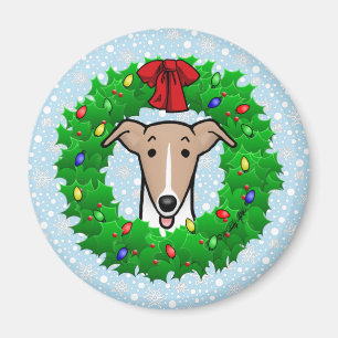 Weihnachtsweihe & Lichter - Fauna & Weiß Magnet