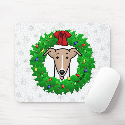 Weihnachtsweihe & Lichter - Fauna & Weiß Mousepad (Mit Mouse)
