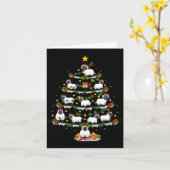 Weihnachtsweihe Weihnachtsbaum für Haustiere Karte (Gelbe Blume)