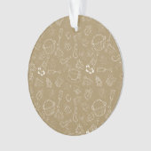 WeihnachtsWeihnachten Gingerbread Man and santa Ornament (Vorderseite)