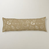 WeihnachtsWeihnachten Gingerbread Man and santa Seitenschläferkissen (Rückseite)