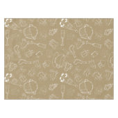 WeihnachtsWeihnachten Gingerbread Man and santa Tischdecke (Vorderseite (Horizontal))