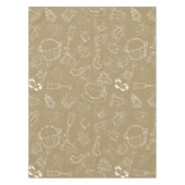 WeihnachtsWeihnachten Gingerbread Man and santa Tischdecke (Vorderseite)