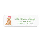 Weihnachtsweihnachtsadresse für Wasserfarben (Vorne)