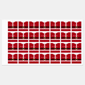 WeihnachtsWeihnachtsaufkleber Etiketten (Blatt)