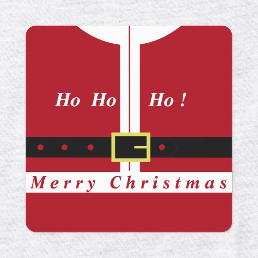 WeihnachtsWeihnachtsaufkleber Etiketten (Design 1)