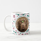 Weihnachtsweihnachtsbaum für Fotos Druckereien Dog Kaffeetasse (Links)