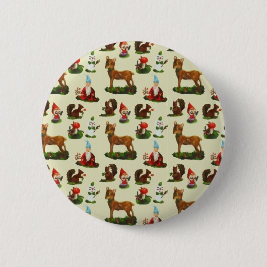 Weihnachtsweihnachtsbaum Hirsch Santa Snowman Button (Vorderseite)
