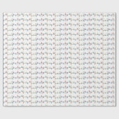 Weihnachtsweihnachtsbäume Geschenkpapier (Flach)