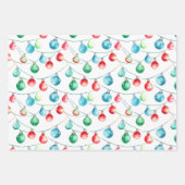 Weihnachtsweihnachtsbäume Geschenkpapier Set (Vorderseite)