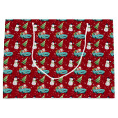 Weihnachtsweihnachtsbeutel Große Geschenktüte (Vorderseite)