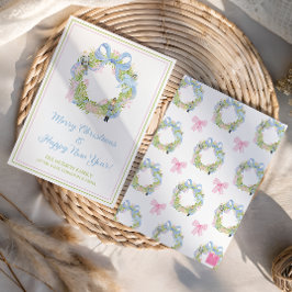 Weihnachtsweihnachtscreme Feiertagskarte