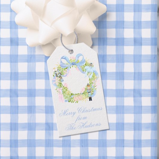 Weihnachtsweihnachtscreme Geschenkanhänger