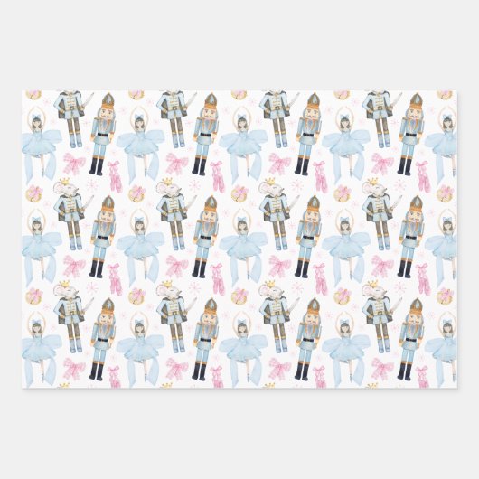 Weihnachtsweihnachtscreme Geschenkpapier Set (Vorderseite 3)