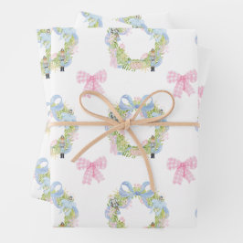 Weihnachtsweihnachtscreme Geschenkpapier Set