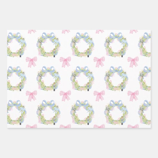 Weihnachtsweihnachtscreme Geschenkpapier Set (Vorderseite)