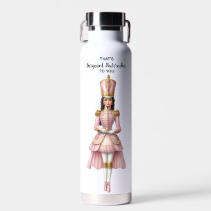 Weihnachtsweihnachtscreme Pink & Gold Trinkflasche