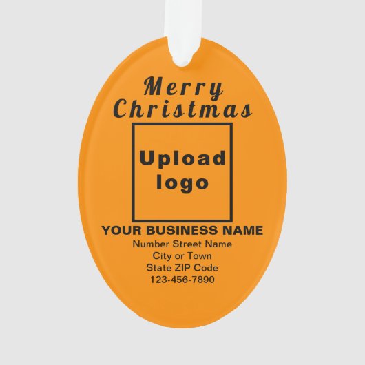 Weihnachtsweihnachtsfarbe Oval Acryl Ornament (Rückseite)