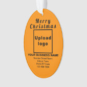 Weihnachtsweihnachtsfarbe Oval Acryl Ornament (Vorderseite)