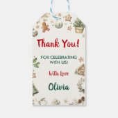 Weihnachtsweihnachtsfeier Geschenkanhänger (Rückseite)