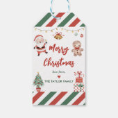 Weihnachtsweihnachtsfeier Geschenkanhänger (Rückseite)