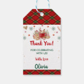 Weihnachtsweihnachtsfeier Geschenkanhänger (Rückseite)