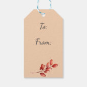 Weihnachtsweihnachtsfeier Geschenkanhänger (Rückseite)