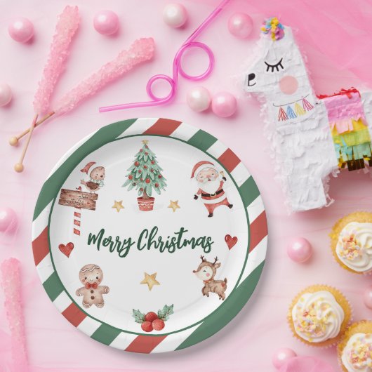 Weihnachtsweihnachtsfeier Pappteller (Party)