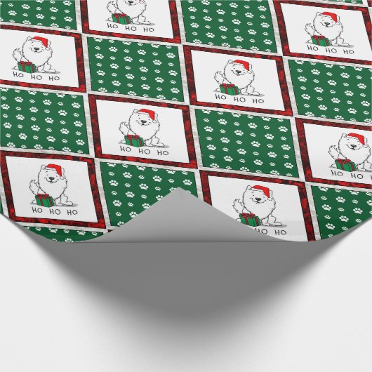 WeihnachtsWeihnachtsfeiertag Eskimo HO HO HO Niedl Geschenkpapier (Ecke)