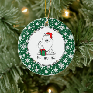 WeihnachtsWeihnachtsfeiertag Eskimo HO HO HO Niedl Keramik Ornament