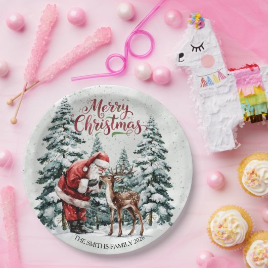 Weihnachtsweihnachtsfeiertage - Teller (Party)