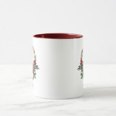 Weihnachtsweihnachtsfest Kardinal Kranz Individuel Tasse (Zentrum)