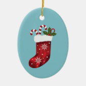 Weihnachtsweihnachtsfest mit Süßspeisen und Holoca Keramik Ornament (Vorne)