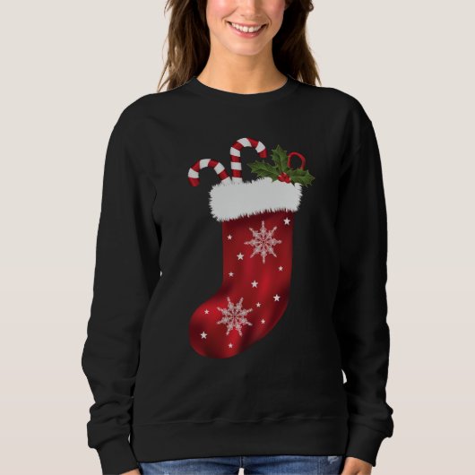 Weihnachtsweihnachtsfest mit Süßspeisen und Holoca Sweatshirt (Vorderseite)