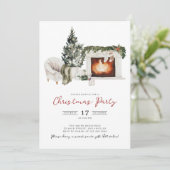 Weihnachtsweihnachtsgebäck Einladung (Stehend Vorderseite)