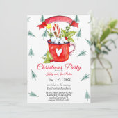 Weihnachtsweihnachtsgebäck Einladung (Stehend Vorderseite)