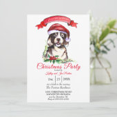 Weihnachtsweihnachtsgebäck Einladung (Stehend Vorderseite)