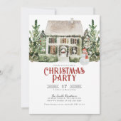 Weihnachtsweihnachtsgebäck Einladung (Vorderseite)