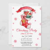 Weihnachtsweihnachtsgebäck Einladung (Vorderseite)