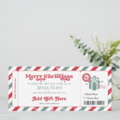 Weihnachtsweihnachtsgebäck Einladung (Stehend Vorderseite)