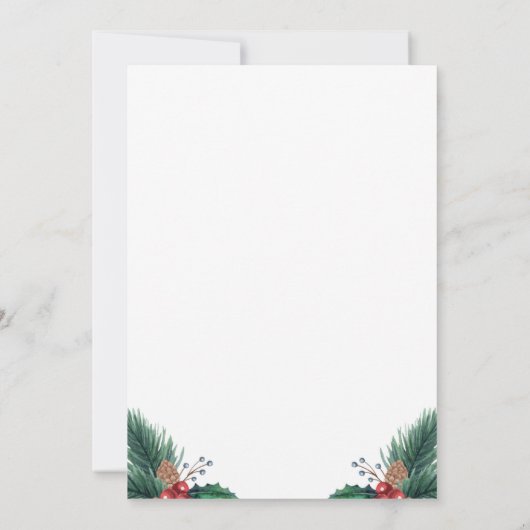 Weihnachtsweihnachtsgebäck Einladung (Rückseite)