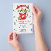 Weihnachtsweihnachtsgebäck Flyer (Handgriff)